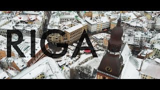 Riga  Europe from a drone [upl. by Pomeroy]