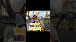 VMINKOOK Funny racing game  BTS funny Hindi dubbing trending shorts bts kpop [upl. by Ranice]