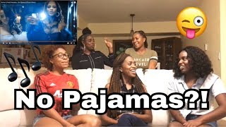 quotSin Pijamaquot Becky G and Natti Natasha Official Music Video REACTION [upl. by Yornoc]