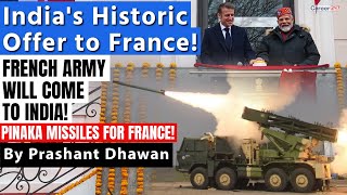 Indias Historic Offer to France French Army will Come to India for Pinaka Missile System [upl. by Galan]