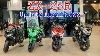 UPDATE HARGA ZX25R April 2022  Warna Lengkap [upl. by Tarrance]