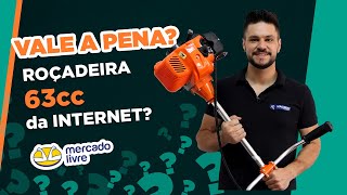 VALE A PENA a Roçadeira 63cc vendida pela Internet [upl. by Ayiotal]