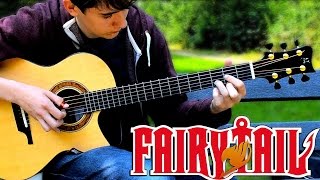 Fairy Tail Main Theme Slow  Fingerstyle Guitar Cover [upl. by Nyledaj]