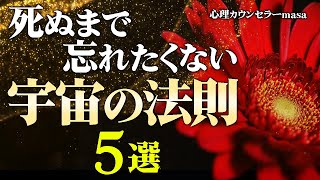 【大必見】死ぬまで忘れたくない宇宙の法則5選！ [upl. by Bruce]