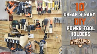 Power Tool Storage On A Budget  Cheap And Easy DIY [upl. by Cleveland904]