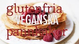 Glutenfria och veganska tunnpannkakor  Grön Vecka  Veganuari [upl. by Wobniar]