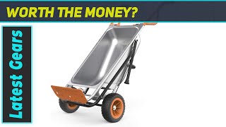 WORX WG050 Aerocart 8in1  Best Powered Wheelbarrow for Yard amp DIY Projects [upl. by Nnylkcaj]