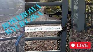 Live z National Trust  Hardwick Hall  Jesień w UK  zwiedzamy na rowerach ciekawe miejsca [upl. by Arnie]