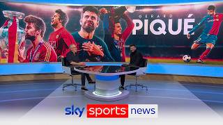 Gerard Pique on his career time at Barcelona amp Manchester United and working with Pep Guardiola [upl. by Adriane]