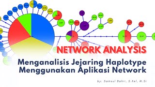 Haplotype Network  Menganalisis Jejaring Haplotype Menggunakan Aplikasi Network [upl. by Eberly]