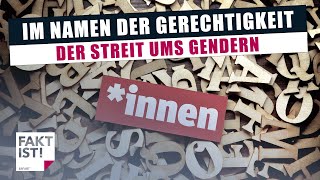 Im Namen der Gerechtigkeit  der Streit ums Gendern  Fakt ist  MDR [upl. by Niwle]