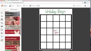 DIY Holiday Bingo Printable [upl. by Ardnad472]