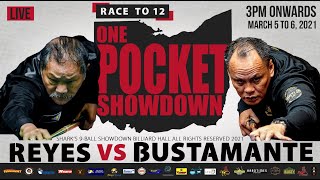 Efren Reyes vs Francisco Bustamante  One Pocket Showdown  Day 1 [upl. by Alcot]