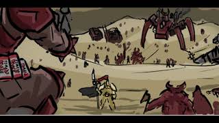 A Custodes In Combat  A Warhammer 40k Webcomic Dub [upl. by Odnalref]