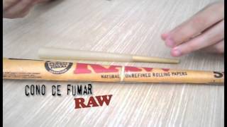 Papel Raw Cono Raw fumar [upl. by Bradeord]