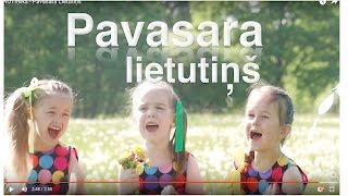 NOTIŅAS  Pavasara Lietutiņš [upl. by Niwrehs]