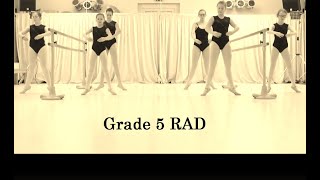 GRADE 5 RAD Barre all exercises work in progress [upl. by Nadler]