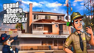 COPS HATE MY HOUSE ON THE PD  GTA RP [upl. by Nairehs835]