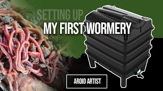 My first wormery  Buying and setting up my very first worm farm to make my own worm castings [upl. by Junieta]