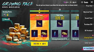 New Growing Pack Event UC amp Rewards Explained In PUBG Mobile [upl. by Luhar]