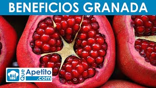 8 Propiedades y Beneficios de la Granada  QueApetito [upl. by Ashlee]