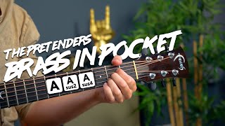 Play Brass In Pocket by The Pretenders  for Beginner amp Intermediate level [upl. by Seabrook]