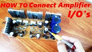 How to do Amplifier Connections [upl. by Dragon]