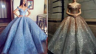 LATEST OFF SHOULDER BALL GOWN DESIGNS COLLECTION 2019  PROM DRESS  EVENING DRESS [upl. by Benson827]