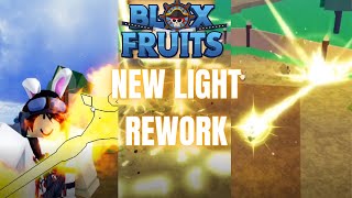 Light V2 Showcase  Blox Fruits [upl. by Alyss]