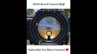 M249 zero recoil spray pubgmobile bgmi trending shorts [upl. by Hakym459]