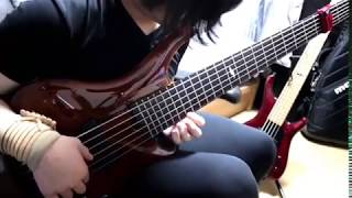 Hiromis Sonicbloom  Deep into the night Tony Grey Bass Solo cover [upl. by Nura197]