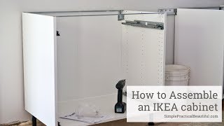 How to Assemble an IKEA SEKTION Base Cabinet [upl. by Ahselrak]