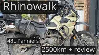 Rhinowalk Panniers long term review  2500km  mainly offroad [upl. by Lichtenfeld]