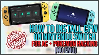 How to Install Custom Firmware on Switch For ACNH  Pokemon Hacking NO EMU FULL SETUP 2021 [upl. by Acsehcnarf415]