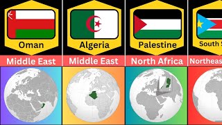 Continent Of Different Countries 🌍🌏part 2 [upl. by Divd]