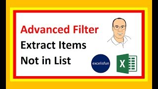 Extract Customer Names Not in Master Lists with Advanced Filter  Excel Magic Trick 1598 [upl. by Eenhat]