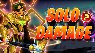 AQW INFINITY TITAN CLASS SOLO DAMAGE [upl. by Arak]