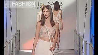 ELIE SAAB Spring Summer 2000 Paris  Fashion Channel [upl. by Airdua493]