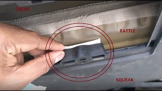 Tesla Model 3  Part 2  Rattles Squeaks and Creaking Noises  DIY Fix [upl. by Luo947]