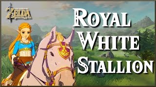 Zelda Breath of the Wild How to get the Royal White Horse [upl. by Eibo999]