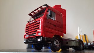 italeri scania 143h 500 cab building italeri [upl. by Acebber]