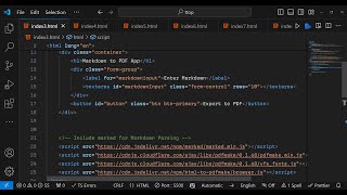 Markedjs Markdown Parser Tutorial to Compile MD to HTML amp PDF Using PDFMakejs in Javascript [upl. by Docile]