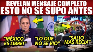 MARTES BOOM ESTO NO SE DIJO ¡DISCURSO COMPLETO DE CLAUDIA ALAZRAKI TRUENA VS LA PRESIDENTA [upl. by Yusuk87]