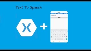 How To Text To Speech In Xamarin Forms tutorial 7 [upl. by Nariko]