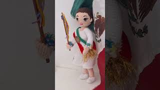 E s arte 🥰 arte crochet hechoamano amigurumi claudiasheinbaum [upl. by Orian]