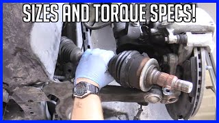 How to Replace CV Axle Chevrolet Volt 20102015 Gen 1  Full Tutorial [upl. by Palermo]