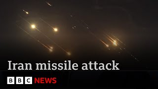 Iran threatens new “crushing attack” on Israel after launching more than 180 missiles  BBC News [upl. by Armillda380]