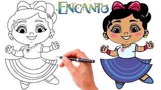 How To Draw LUISA MADRIGAL From ENCANTO  Encanto Drawings [upl. by Anastos]