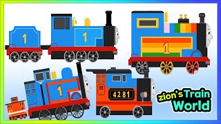 Labo Brick Train Game Compilation 9 Thomas amp Friends Trains [upl. by Shayne]