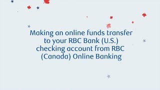 How to make a crossborder transfer in RBC Online Banking [upl. by Rodd]